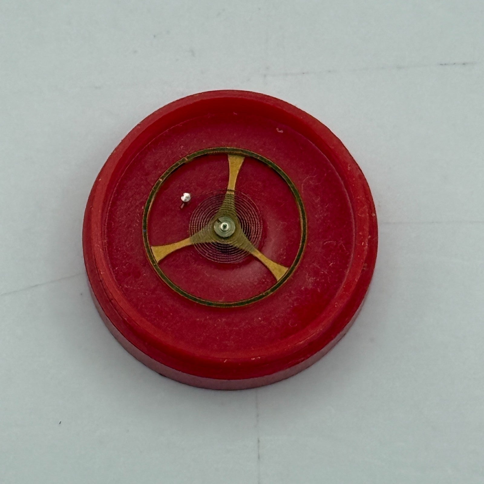 ETA 2390 Balance Wheel Complete And Spring  1599 M Watch Movement Parts NOS