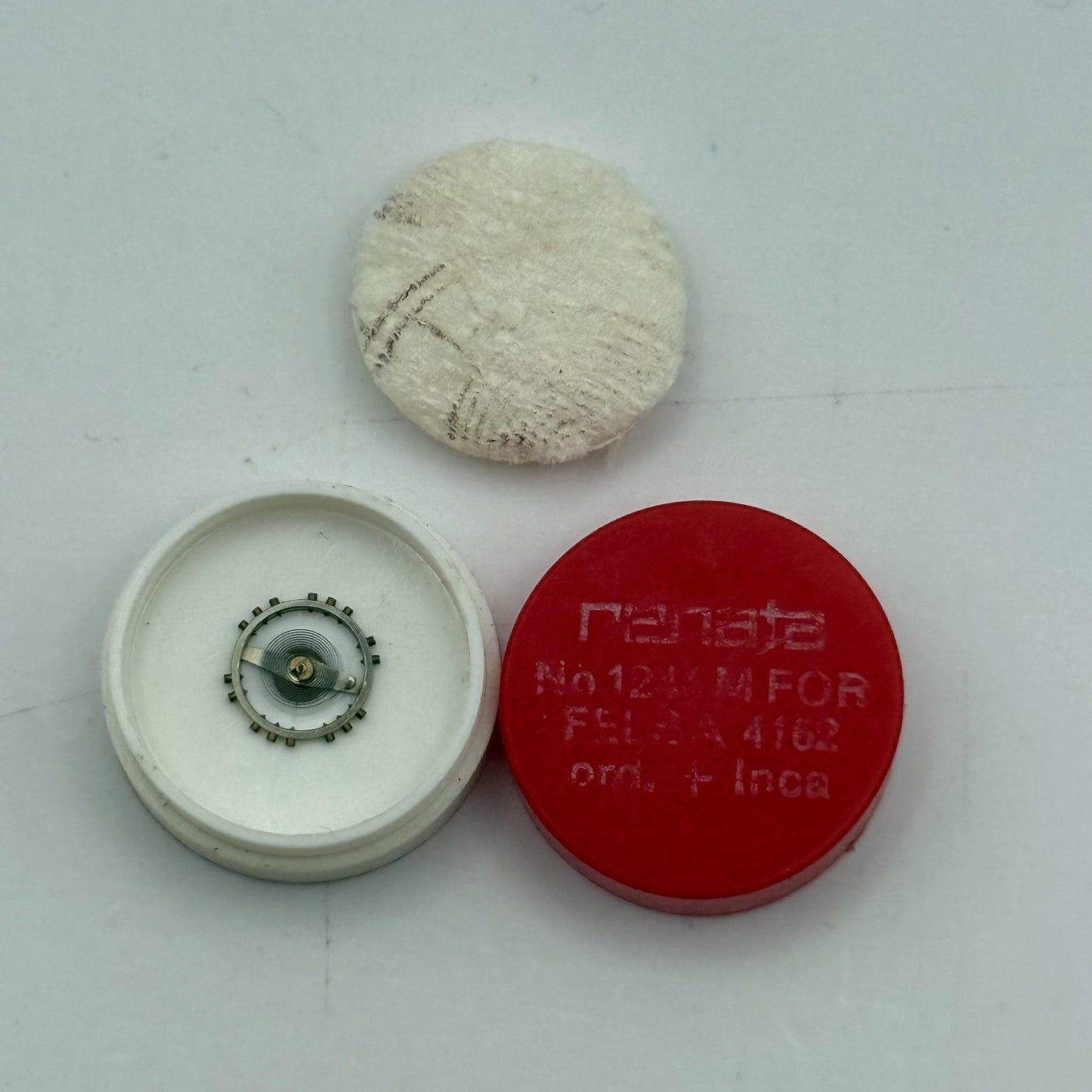 Felsa 4162 Balance Wheel Complete And Spring 1244 M Watch Movement Parts NOS