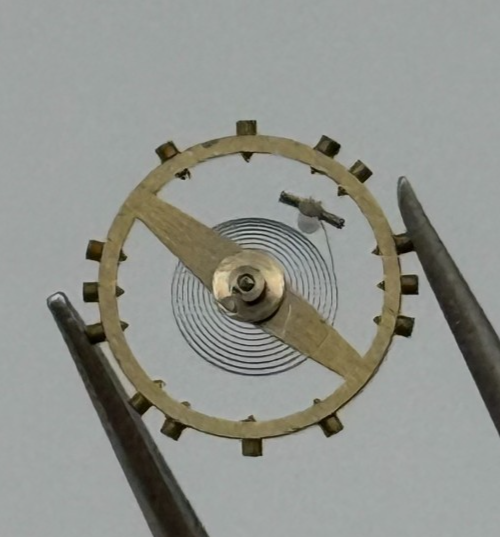 AS 1240 Balance Wheel Complete And Spring 8 3/4’’’ 49 M Watch Movement Parts NOS