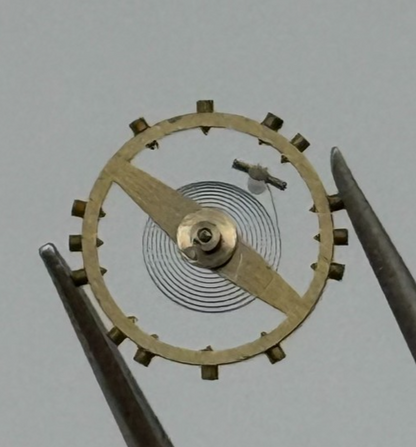 AS 1240 Balance Wheel Complete And Spring 8 3/4’’’ 49 M Watch Movement Parts NOS