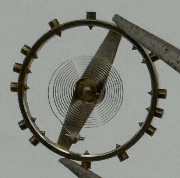 AS 984 Balance Wheel Complete And Spring  10½'''  30 M Watch Movement Parts NOS