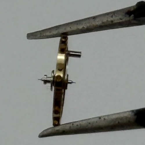 FHF 59 Inca Balance Wheel Complete And Spring 1231 M Watch Movement Parts NOS