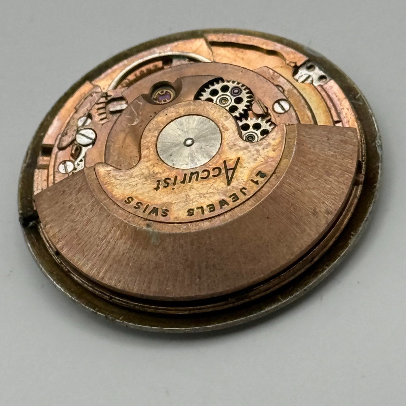 ETA 2451 Watch Movement Accurist Shockproof 21 Jewels Automatic Parts 28.5mm