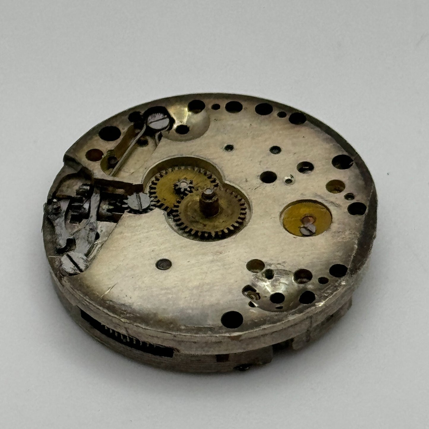 23.6mm Balance Intact 15 Jewels Manual Wind Watch Movement Swiss Vintage PARTS