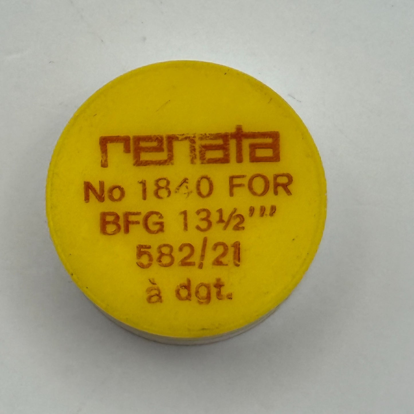 BFG 582/21 Balance Wheel Complete And Spring  13½’’’   1840 Watch Movement Parts