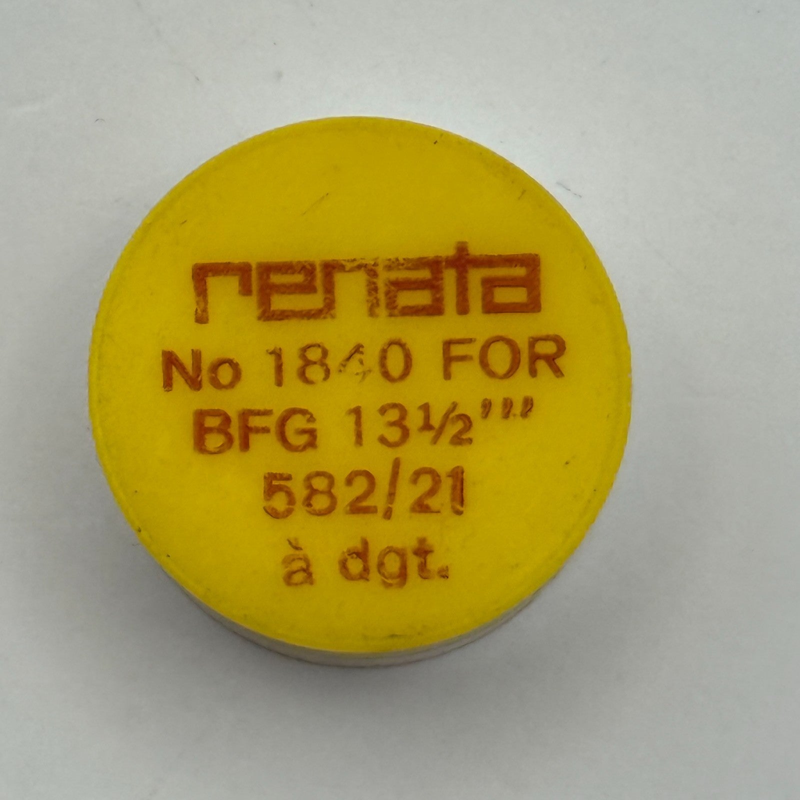 BFG 582/21 Balance Wheel Complete And Spring  13½’’’   1840 Watch Movement Parts