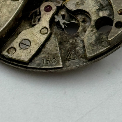 23.6mm Lavina Cal 150 Partial Manual Wind Watch Movement Swiss Vintage PARTS