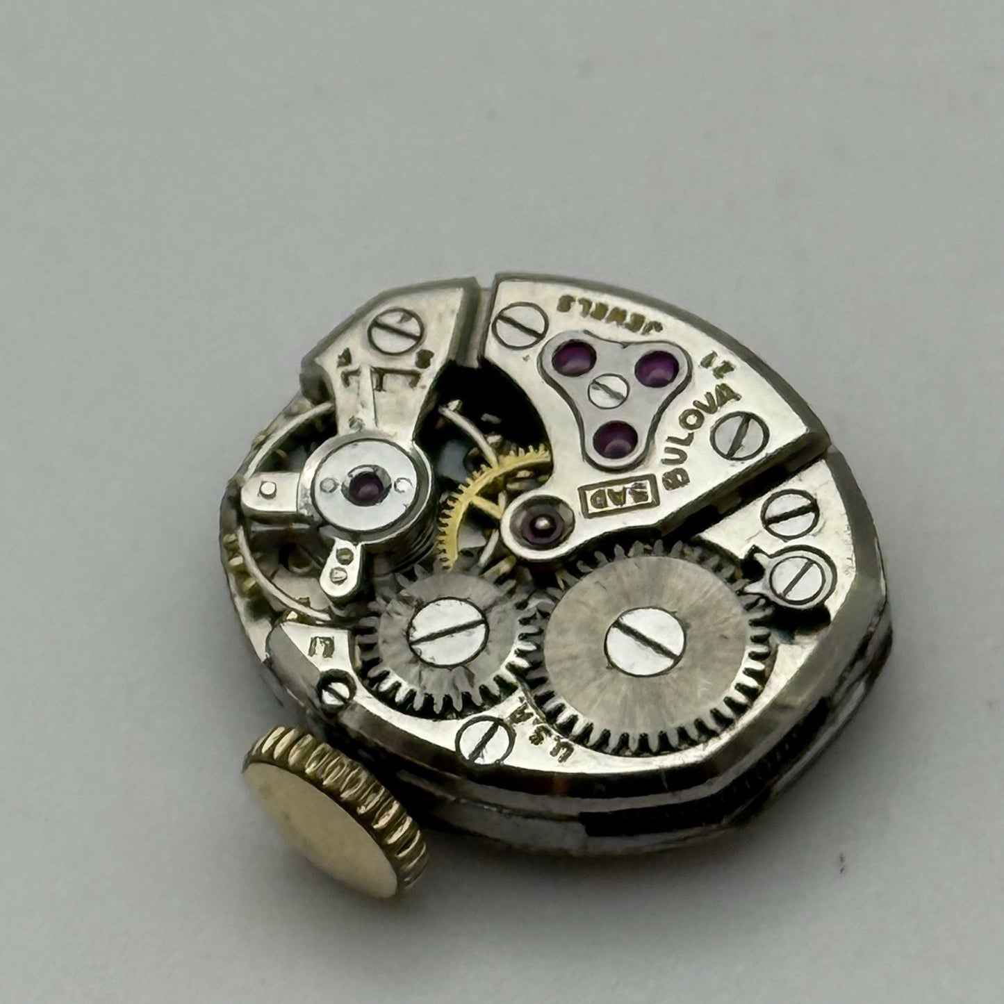 13mm Running Vintage Ladies Bulova 5AD Manual Wind Swiss Watch Movement PARTS