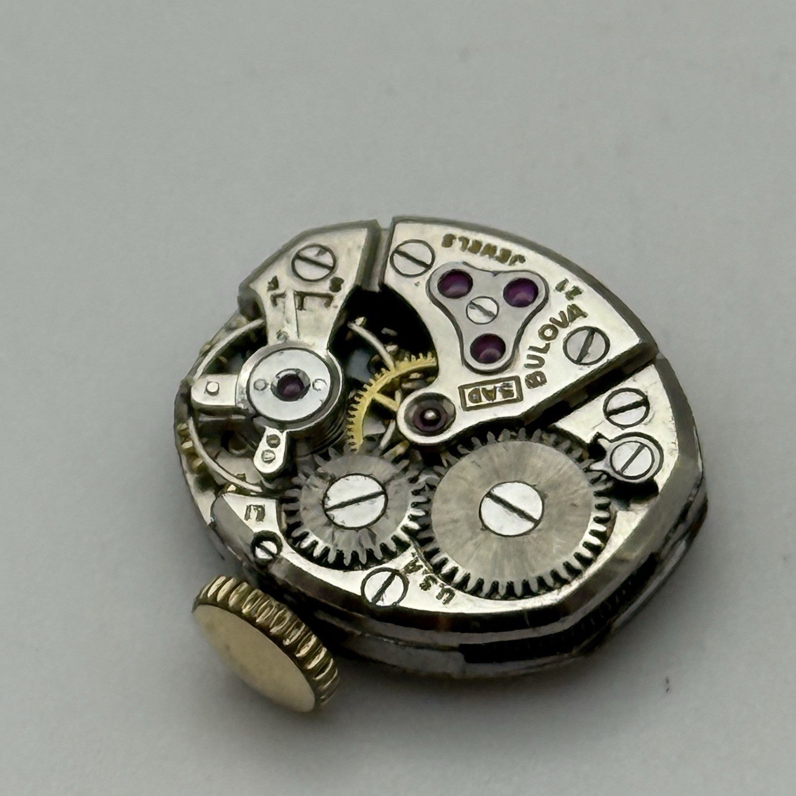 13mm Running Vintage Ladies Bulova 5AD Manual Wind Swiss Watch Movement PARTS