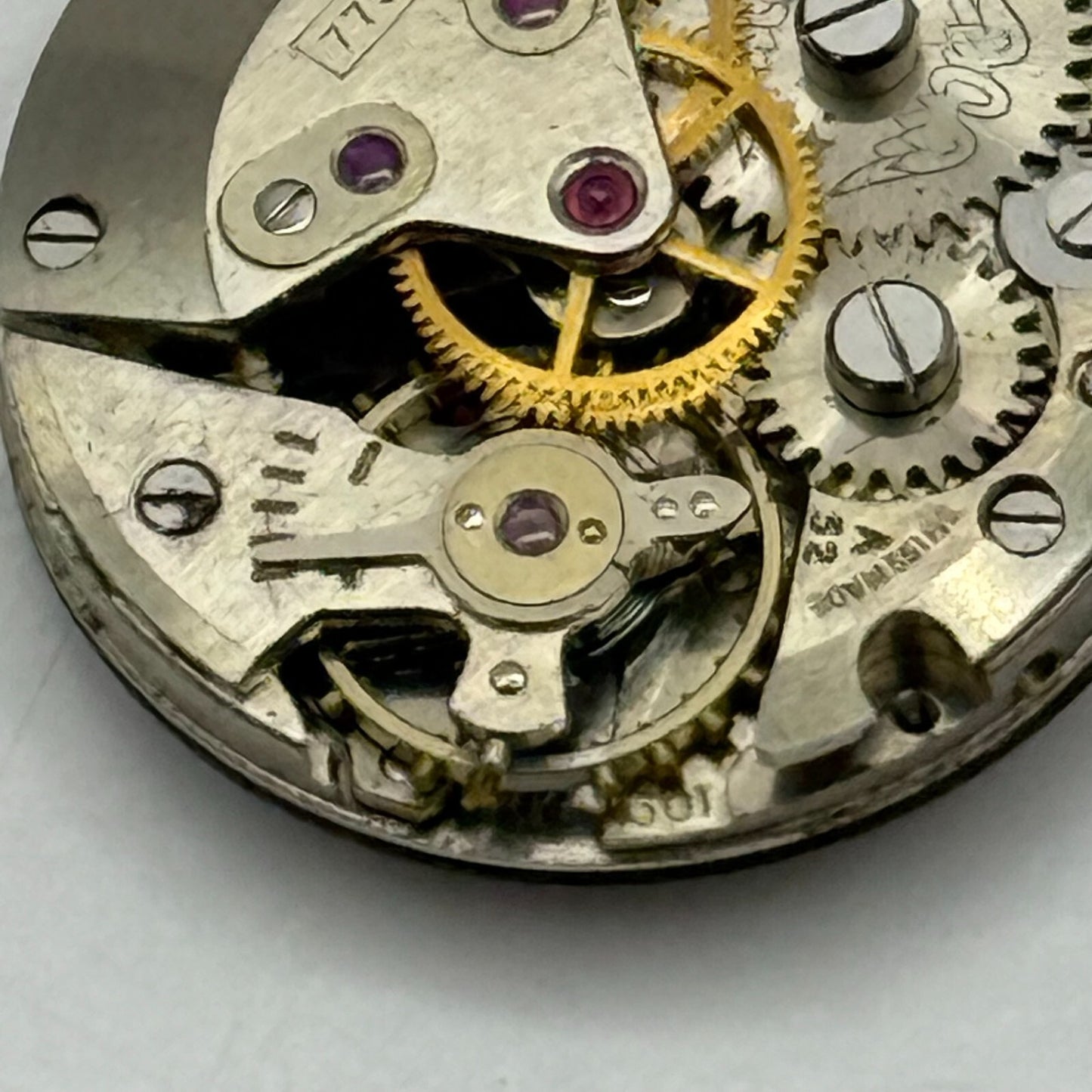 19.8mm Vintage Rotary ETA 1301 Swiss Manual Wind Watch Movement PARTS REPAIR