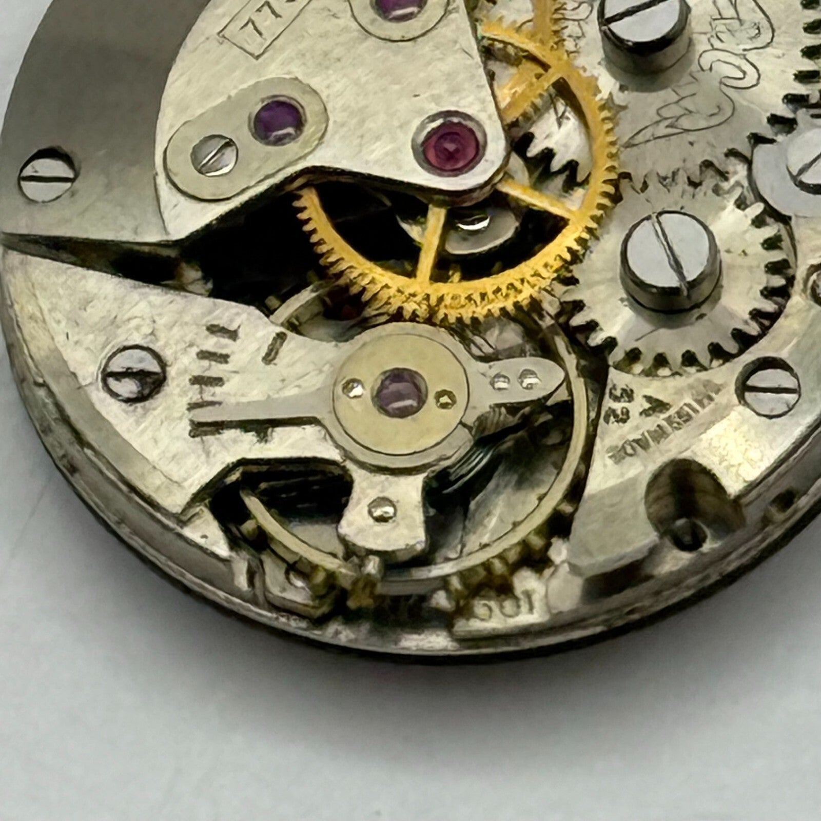19.8mm Vintage Rotary ETA 1301 Swiss Manual Wind Watch Movement PARTS REPAIR