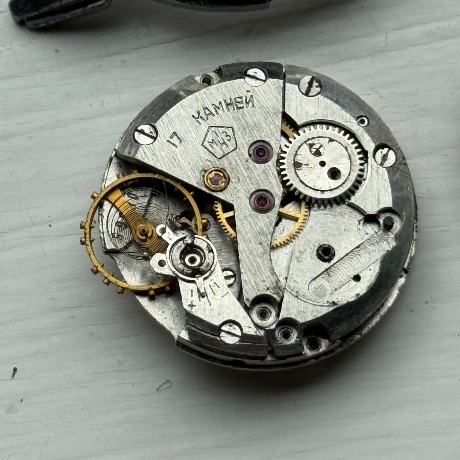 35mm Vintage Soviet Kirovskie Crab Style USSR Manual Wind Watch PARTS / REPAIR