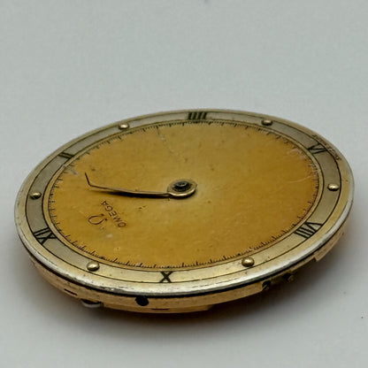 28.6mm 1940s Vintage Omega 28SC Swiss Manual Wind Watch Movement PARTS REPAIR