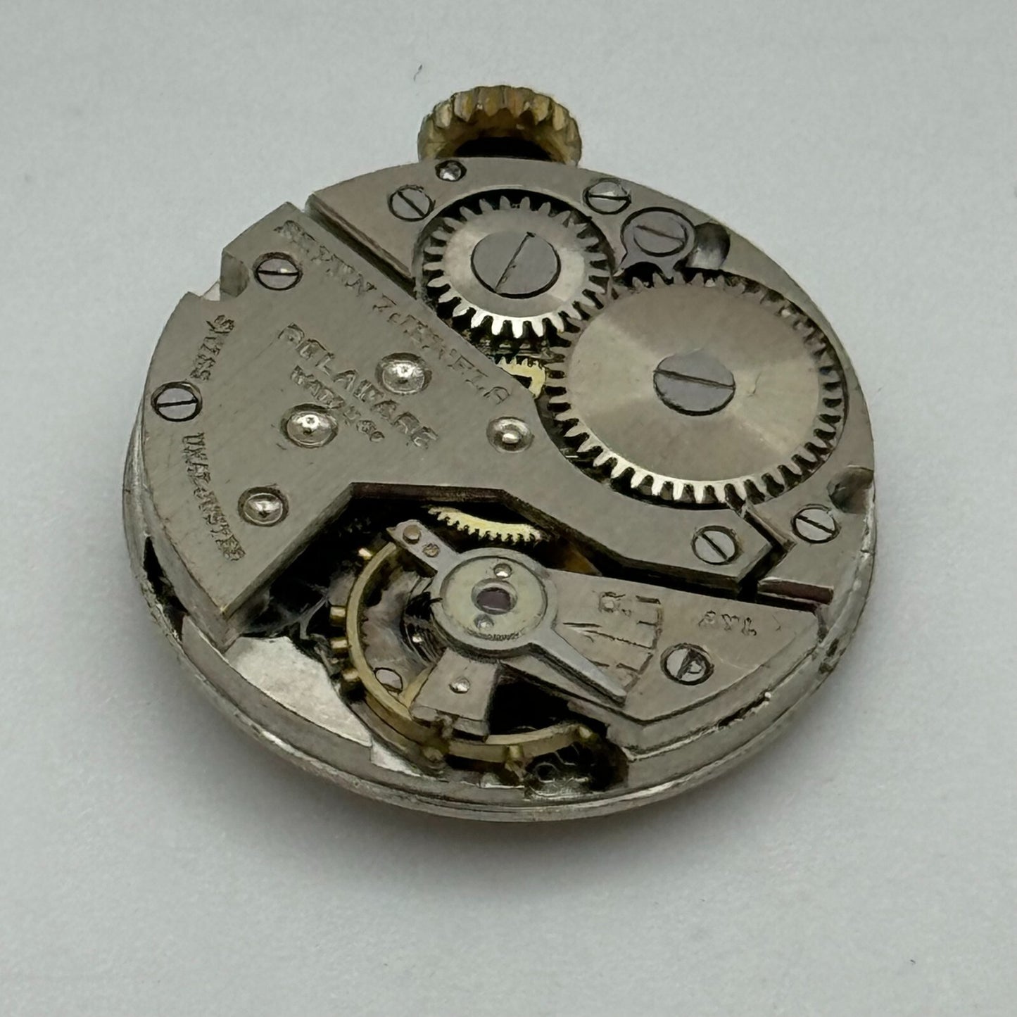 19.7mm Delaware Derby D40 Manual Wind 7 Jewels Swiss Watch Movement PARTS SPARES