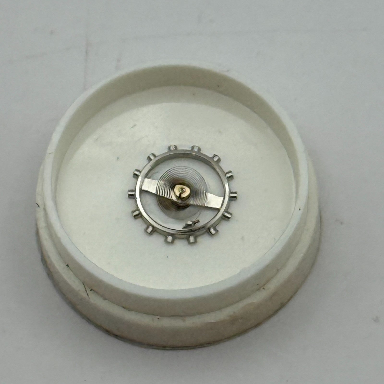 Brac 2061 Balance Wheel Complete And Spring  497 Watch Movement Parts NOS