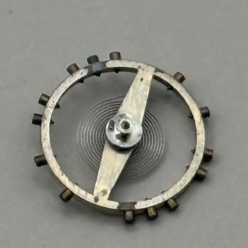 AS 984 Balance Wheel Complete And Spring  10½’’’ 30 Watch Movement Parts NOS