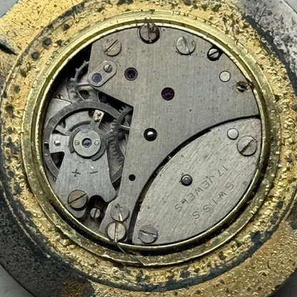 33mm Vintage Fero Feldmann 17 Jewels Extra Flat Manual Wind Watch PARTS / REPAIR