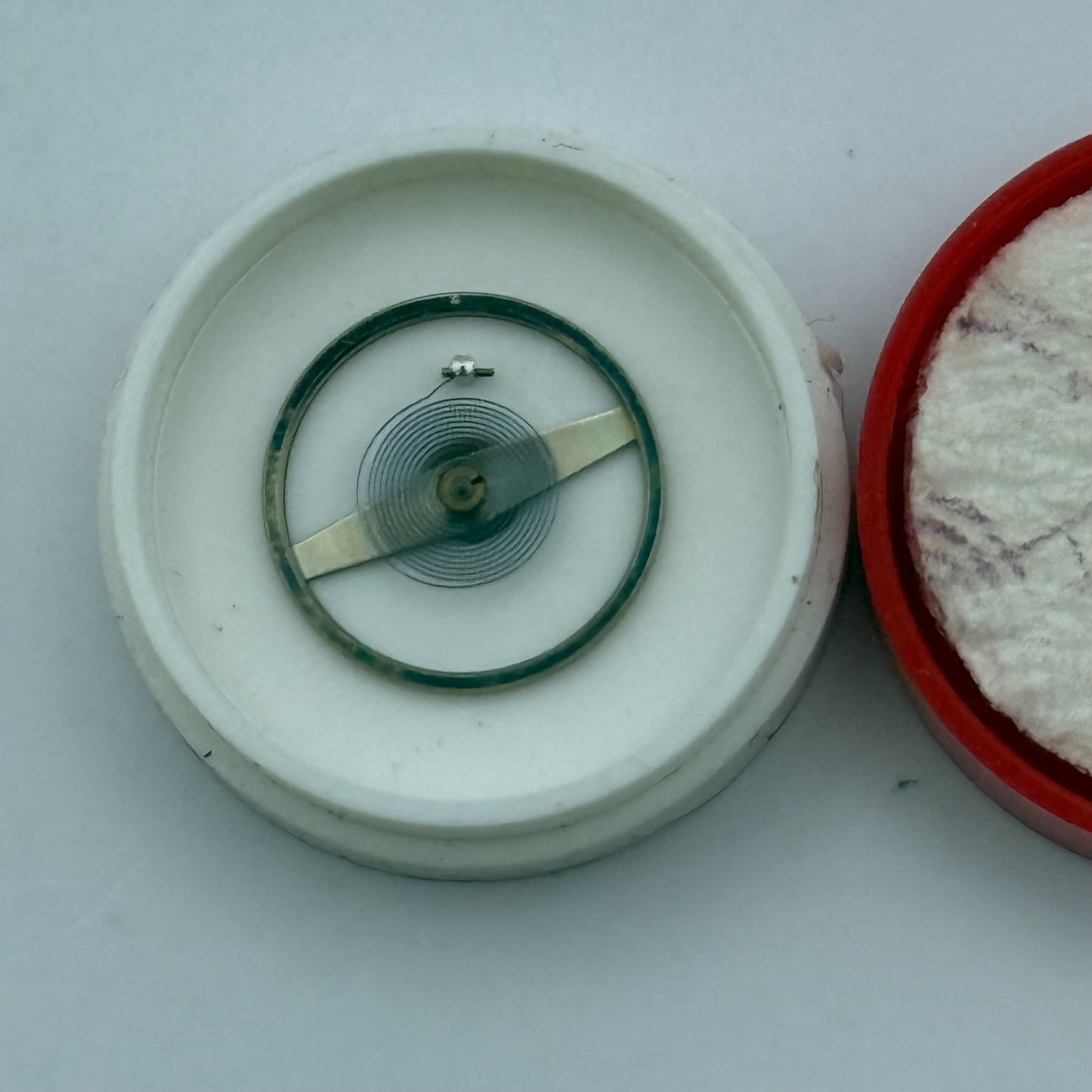 ST 1686 1786 Balance Wheel Complete And Spring Inca KIF Watch Movement Parts NOS