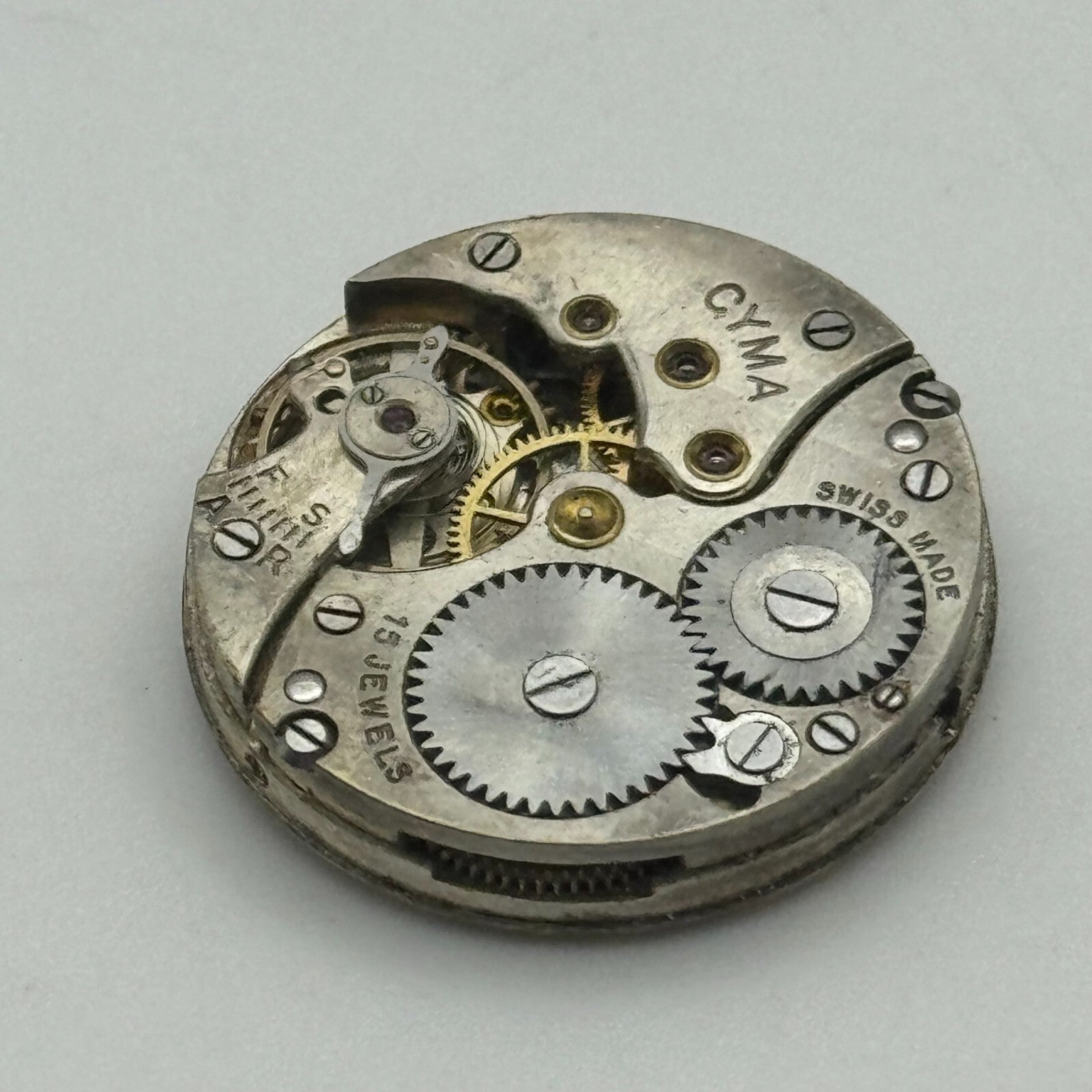 23.6mm Cyma Ref . 030 Manual Wind Watch Movement Swiss Vintage PARTS SPARES