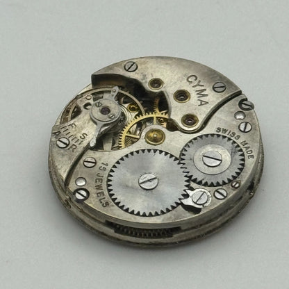 23.6mm Cyma Ref . 030 Manual Wind Watch Movement Swiss Vintage PARTS SPARES