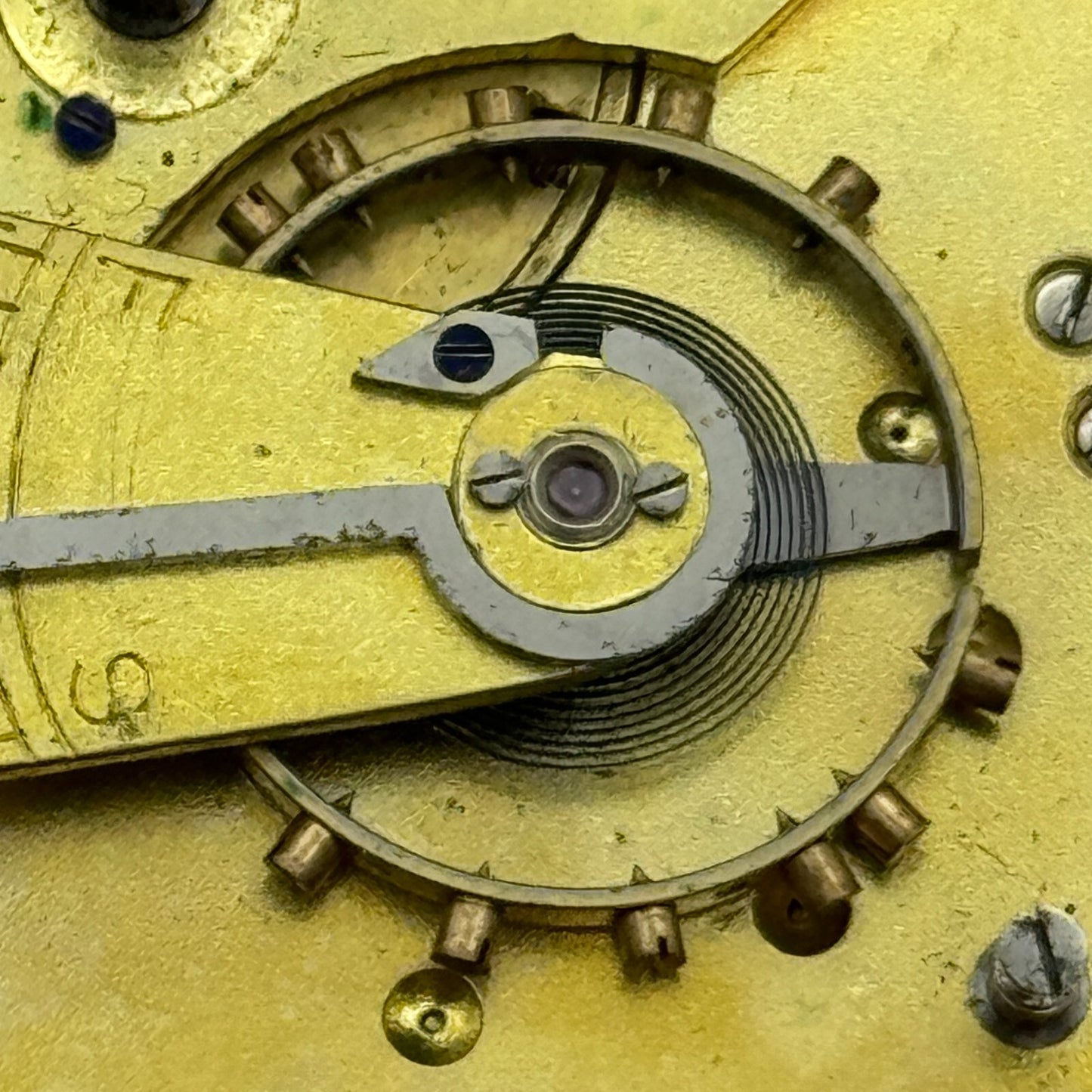 44.9mm Antique J G Graves Sheffield English Express Lever Pocket Watch Movement