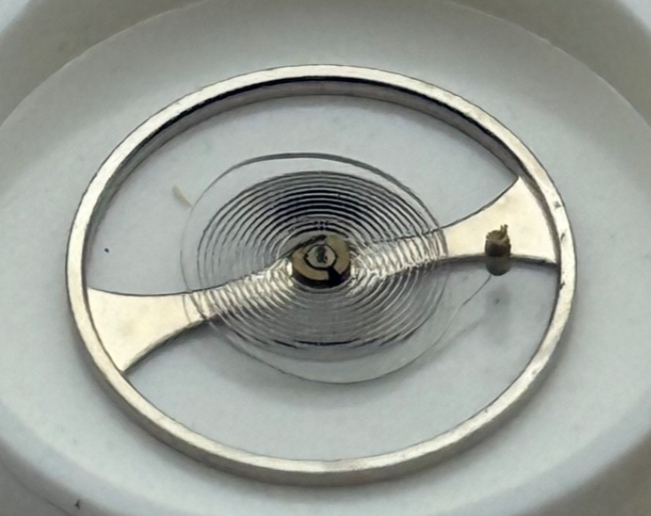 Oris 650, 654 Balance Wheel Complete And Spring 11 1/2''' Watch Movement Parts 