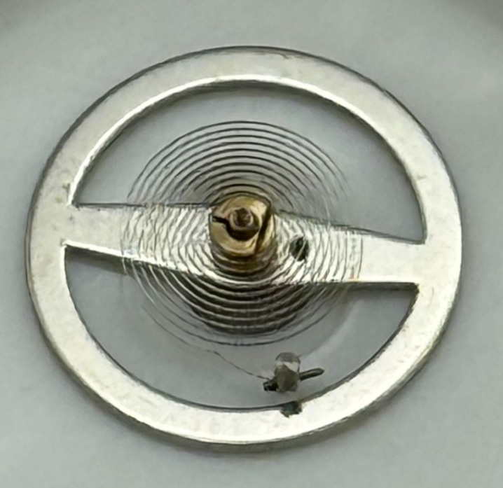 Lorsa 651 Balance Wheel Complete And Spring Simpla 612 Watch Movement Parts NOS