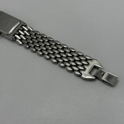 19mm Working Ladies Censi Collection Silver Tone Japan Quartz Watch 6.75 Inches