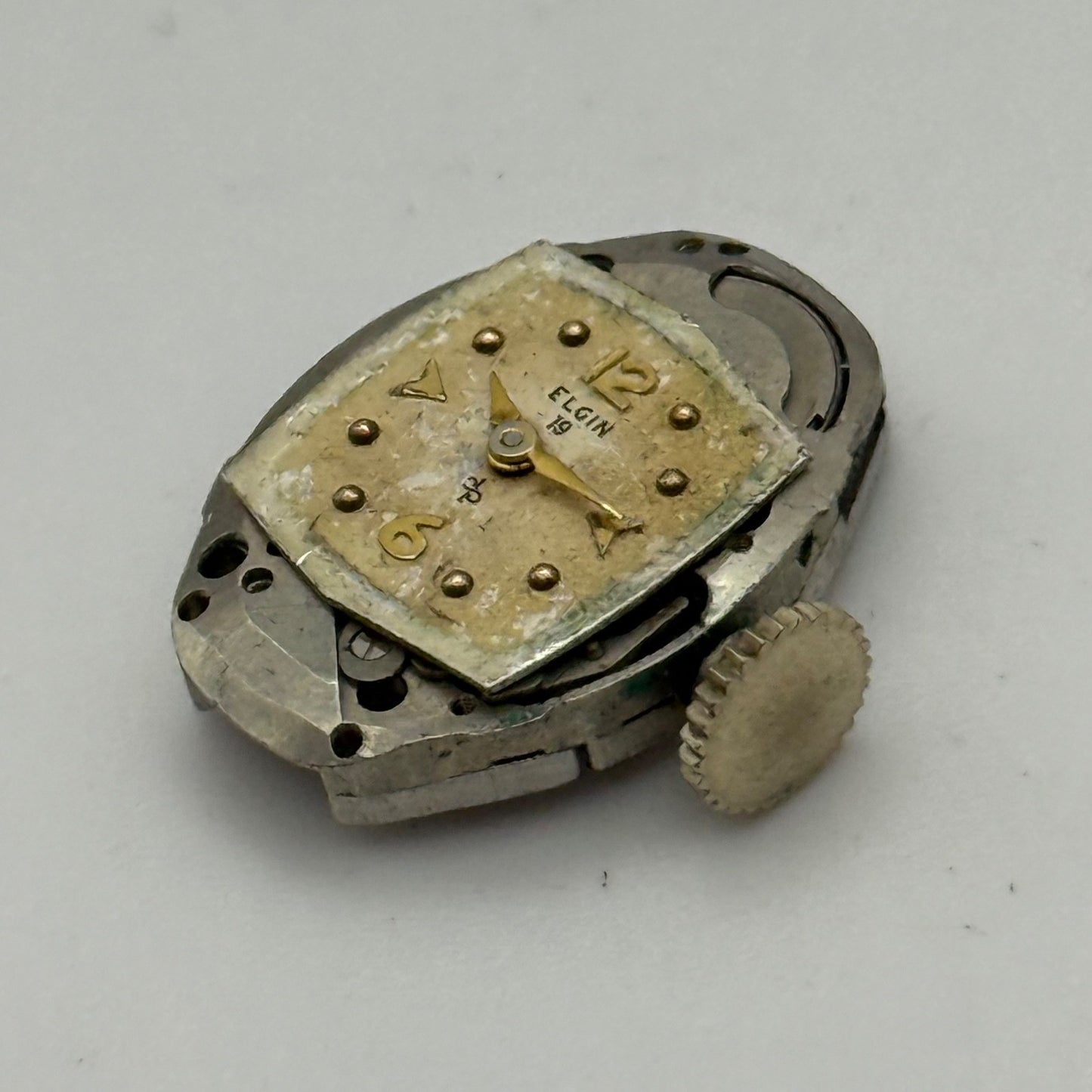 Elgin 660 Watch Movement 17 Jewels USA Vintage American Parts Repair 14.3mm