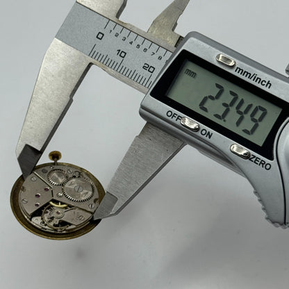 23.5mm Rotary Mens Peseux 320 Manual Wind 15 Jewels Watch Movement PARTS REPAIR