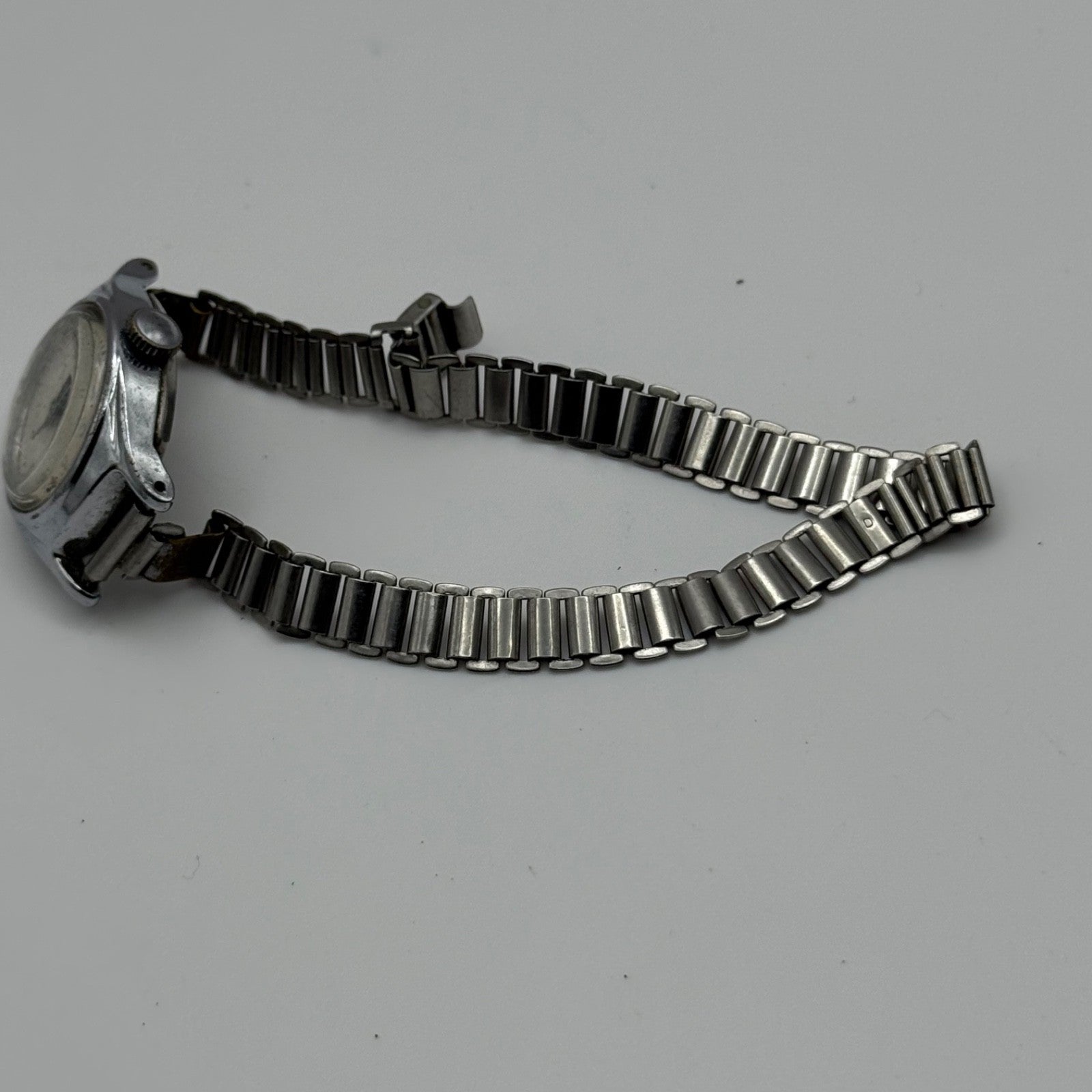 23mm Vintage Timex Cinderella Bonklip Bracelet Manual Wind Watch PARTS / REPAIR