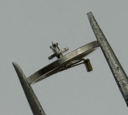 Oris 380 Balance Wheel Complete And Spring 6¾-8’’’ 398 M Watch Movement Parts 