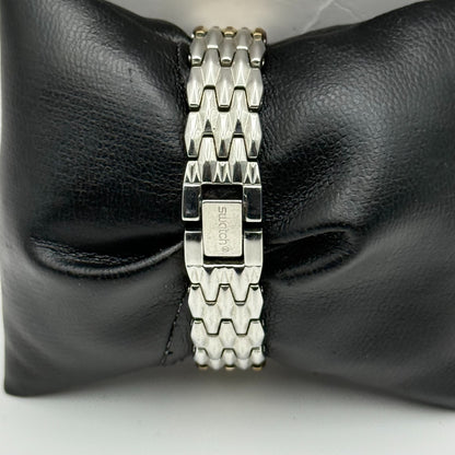 2007 Swatch Irony Ladies Quartz Watch Two-Tone Bracelet Swiss 24mm PARTS REPAIR