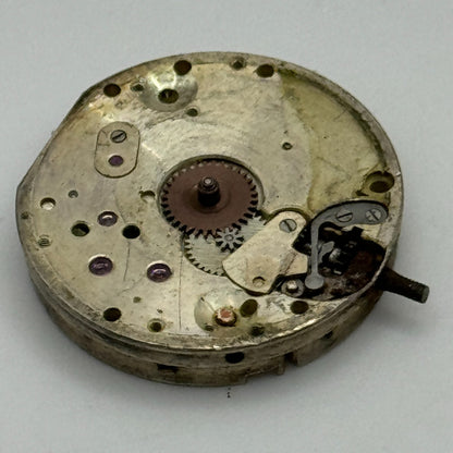 19.7mm Balance Intact 15 Jewels Manual Wind Watch Movement Swiss Vintage PARTS