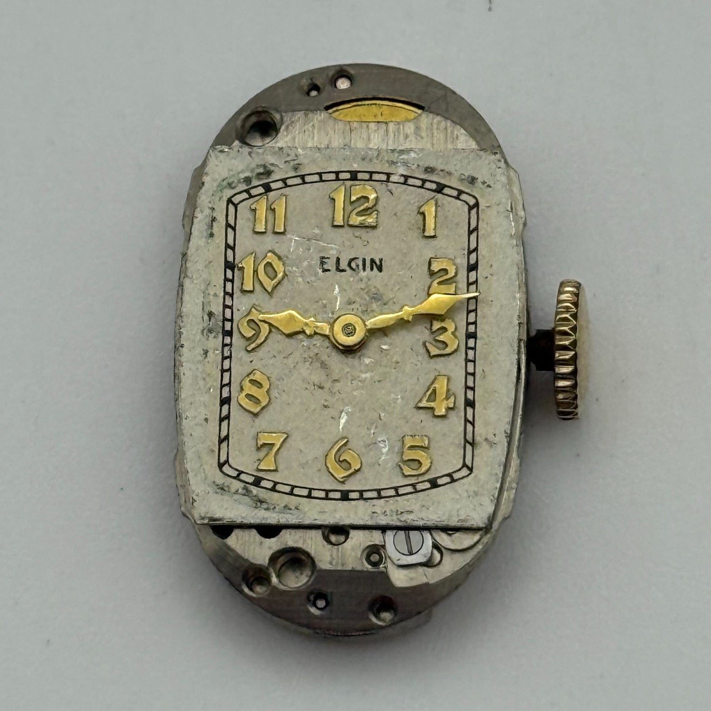 1938 Vintage 21/0s Elgin 541 Model 2 American Watch Movement PARTS REPAIR