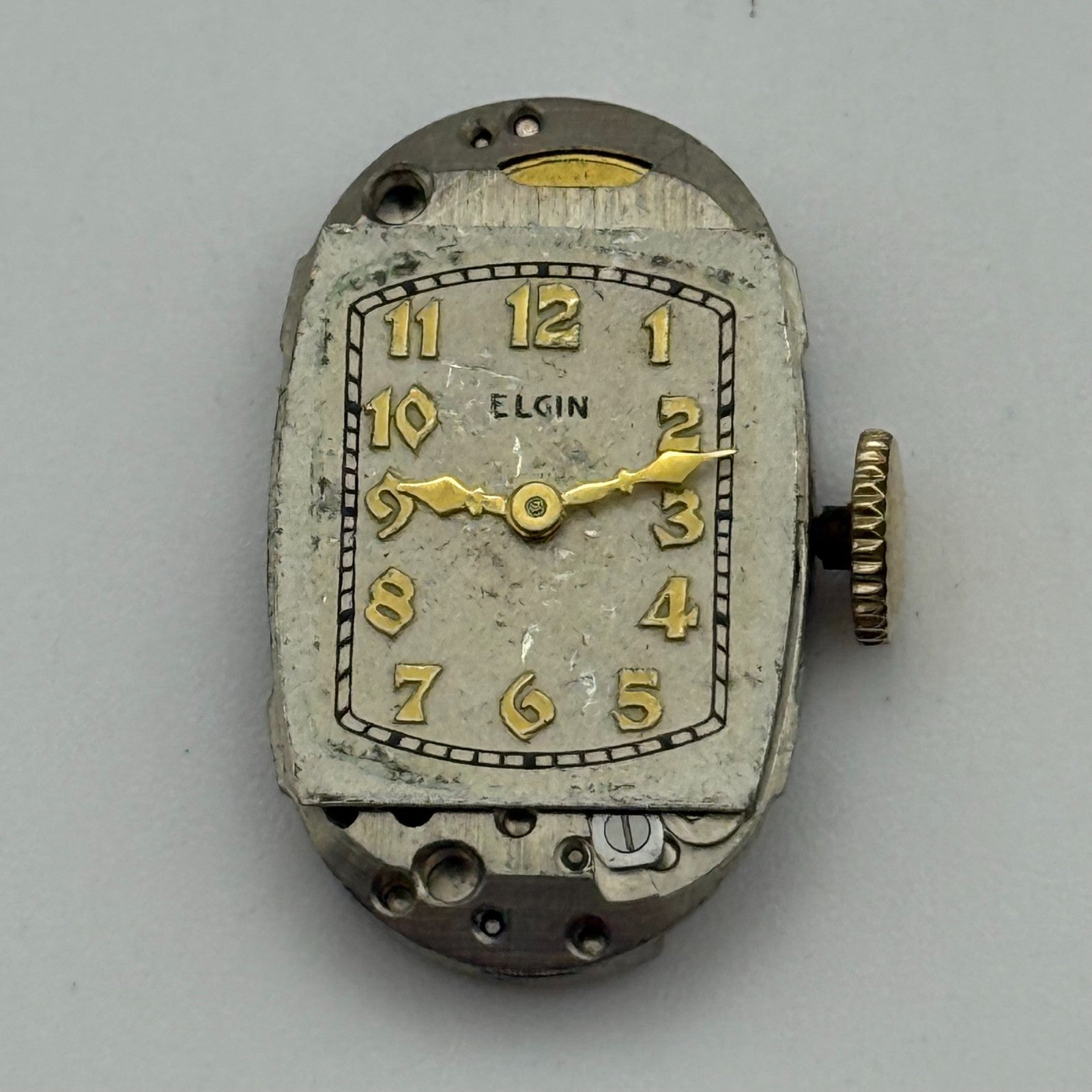 1938 Vintage 21/0s Elgin 541 Model 2 American Watch Movement PARTS REPAIR