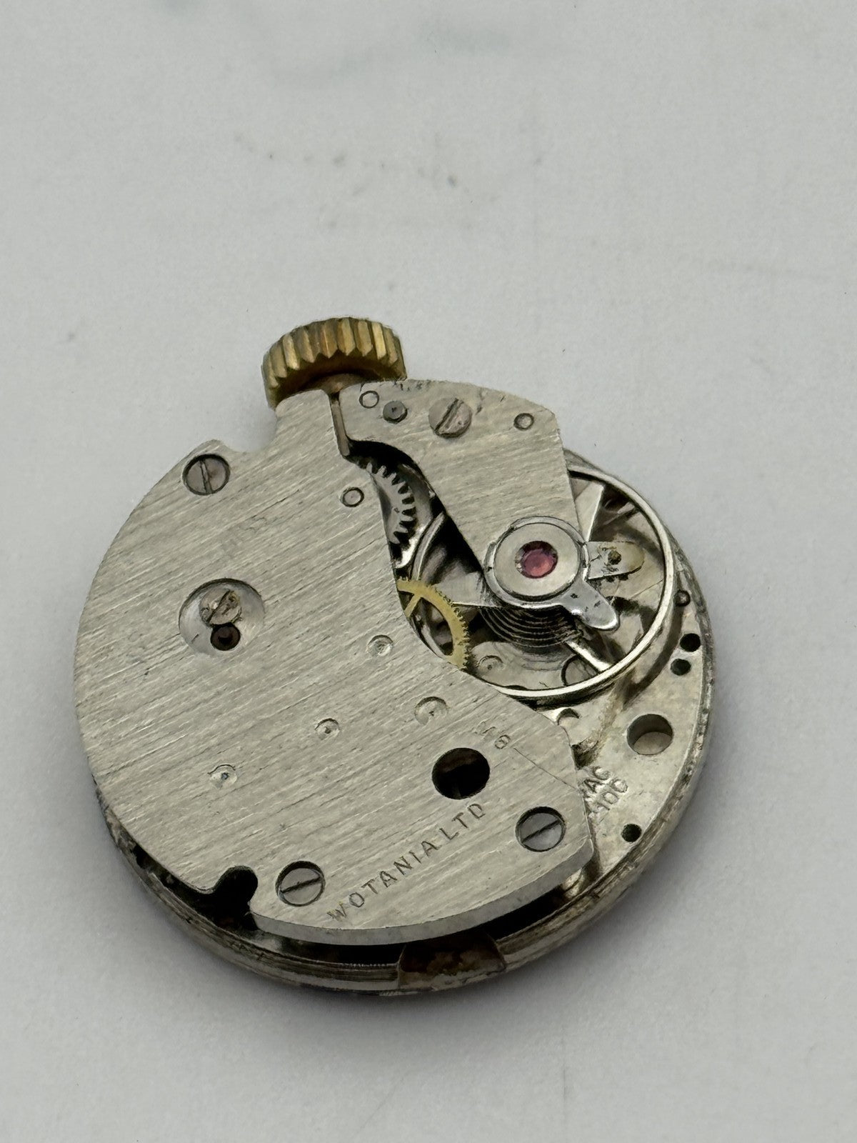 21.4mm Vintage Services Brac 2100 Manual Wind Swiss Watch Movement PARTS REPAIR