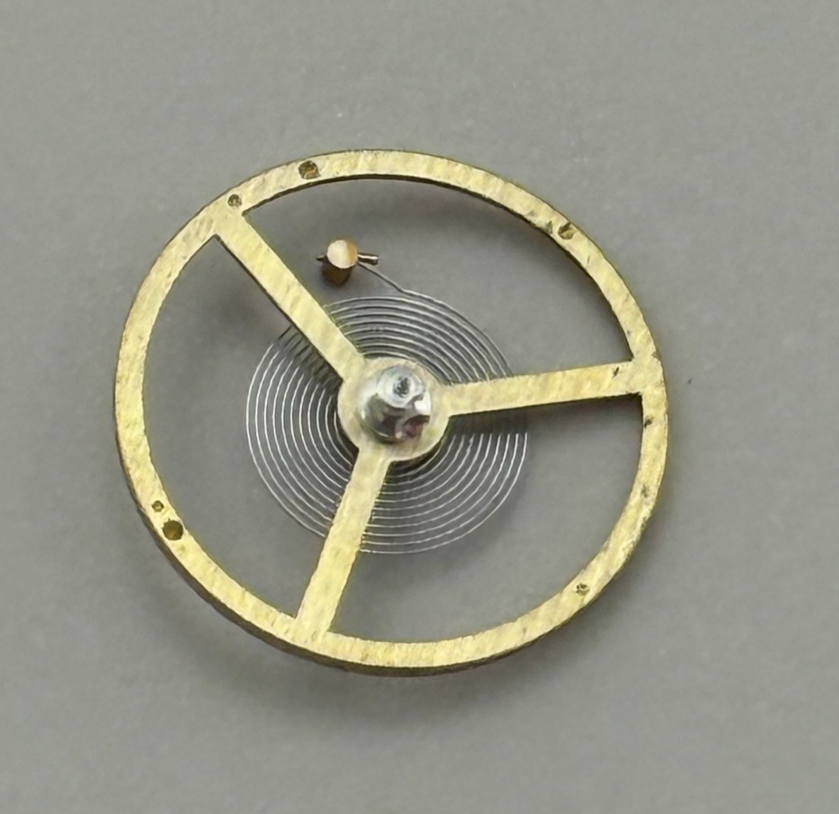 Smith 608 Elite Balance Wheel Complete And Spring 10½’’’  Watch Movement Parts 