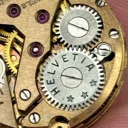 19.6mm Helvetia Cal 91 Balance Ok Watch Movement Swiss Vintage PARTS SPARES