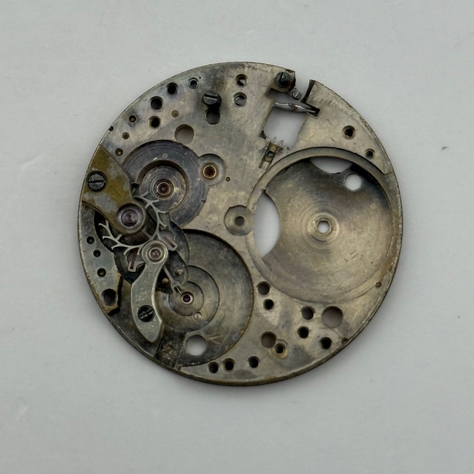 AS 554 Watch Movement Main Plate Manual Wind Vintage Swiss Parts Repair 27mm