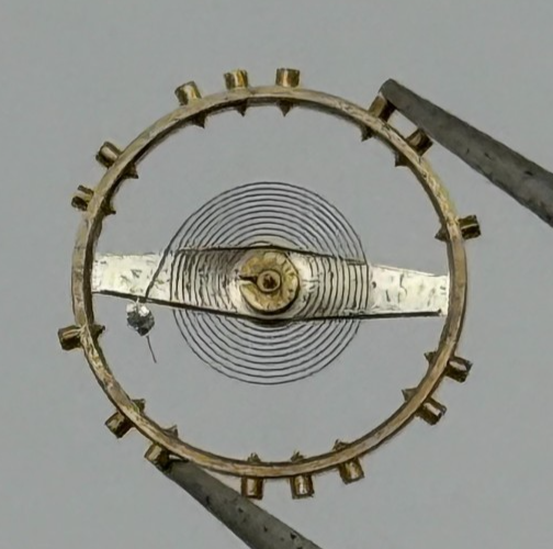 ETA 2450 2452 2472 Balance Wheel Complete And Spring 1676 M Watch Movement Parts