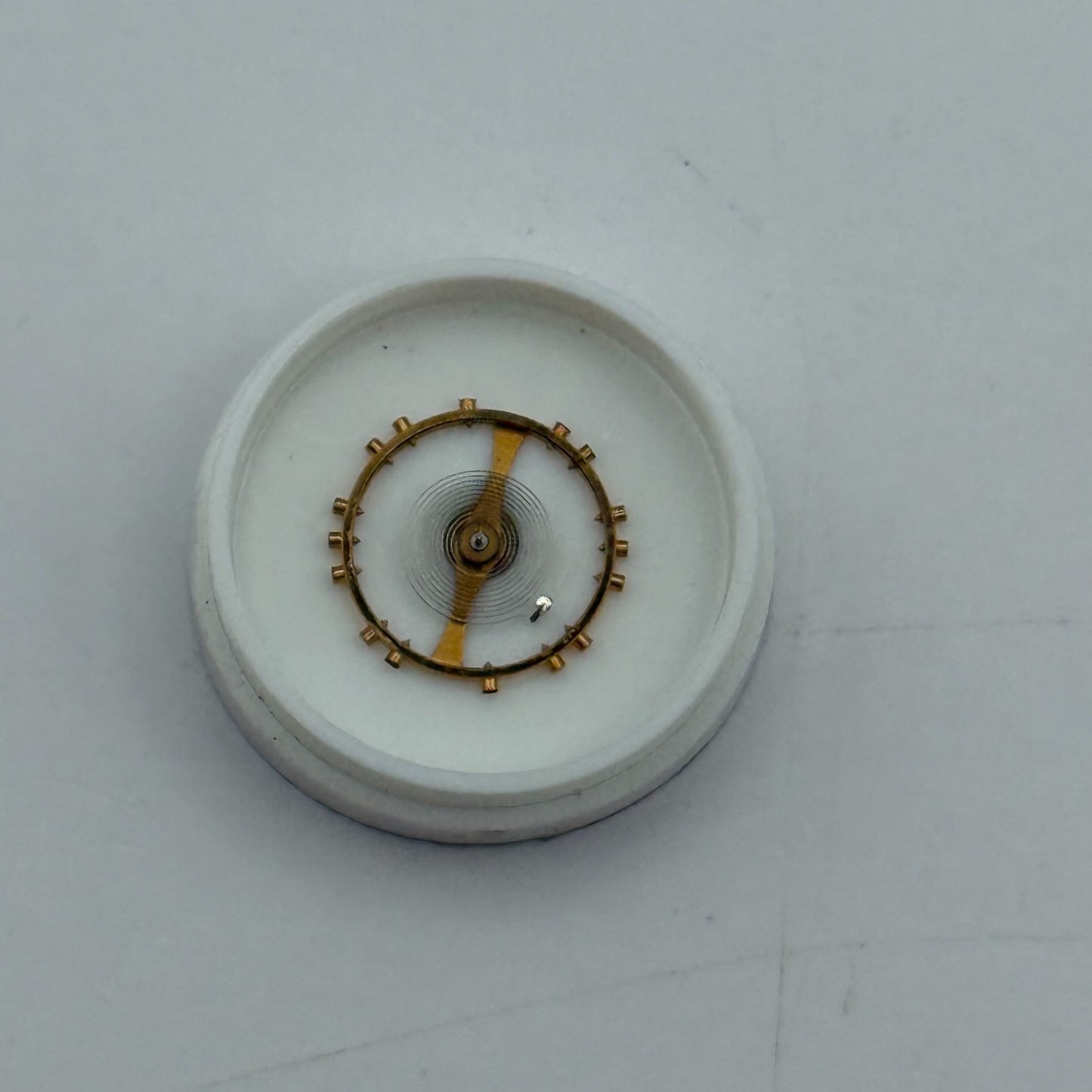 ETA 1080 Balance Wheel Complete And Spring  157 M Watch Movement Parts NOS