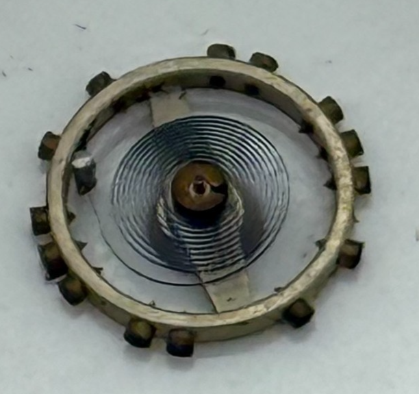 AS 976 1012 Balance Wheel Complete And Spring  29 M Watch Movement Parts NOS 