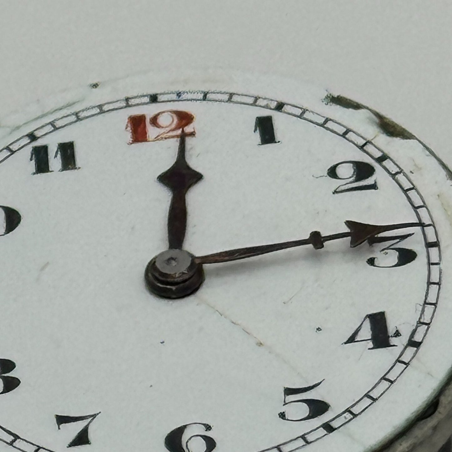 23.7mm Unidentified 15 Jewels Swiss Trench Watch Movement Manual Wind PARTS