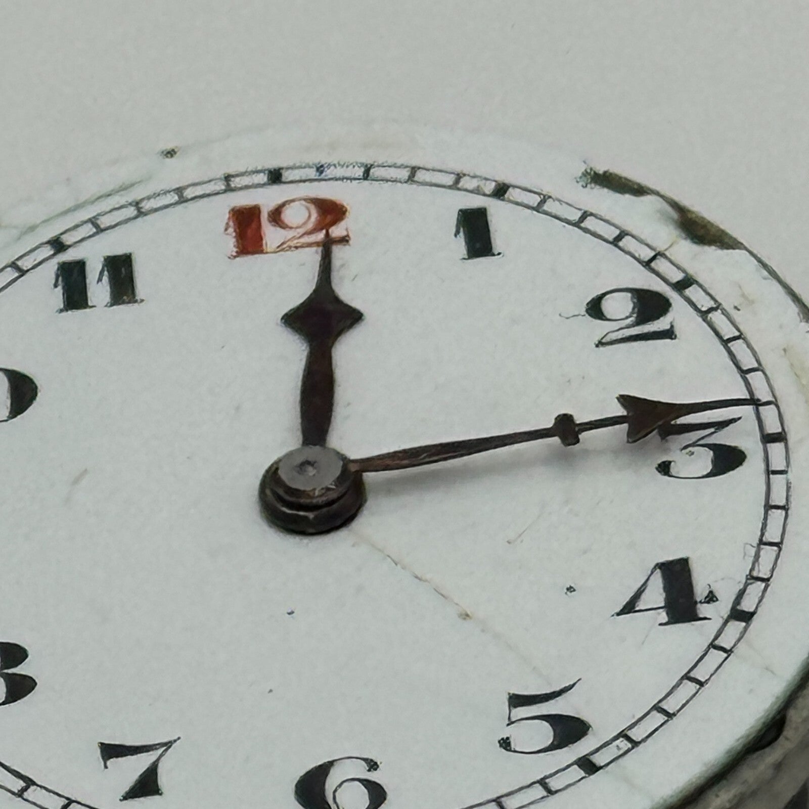 23.7mm Unidentified 15 Jewels Swiss Trench Watch Movement Manual Wind PARTS