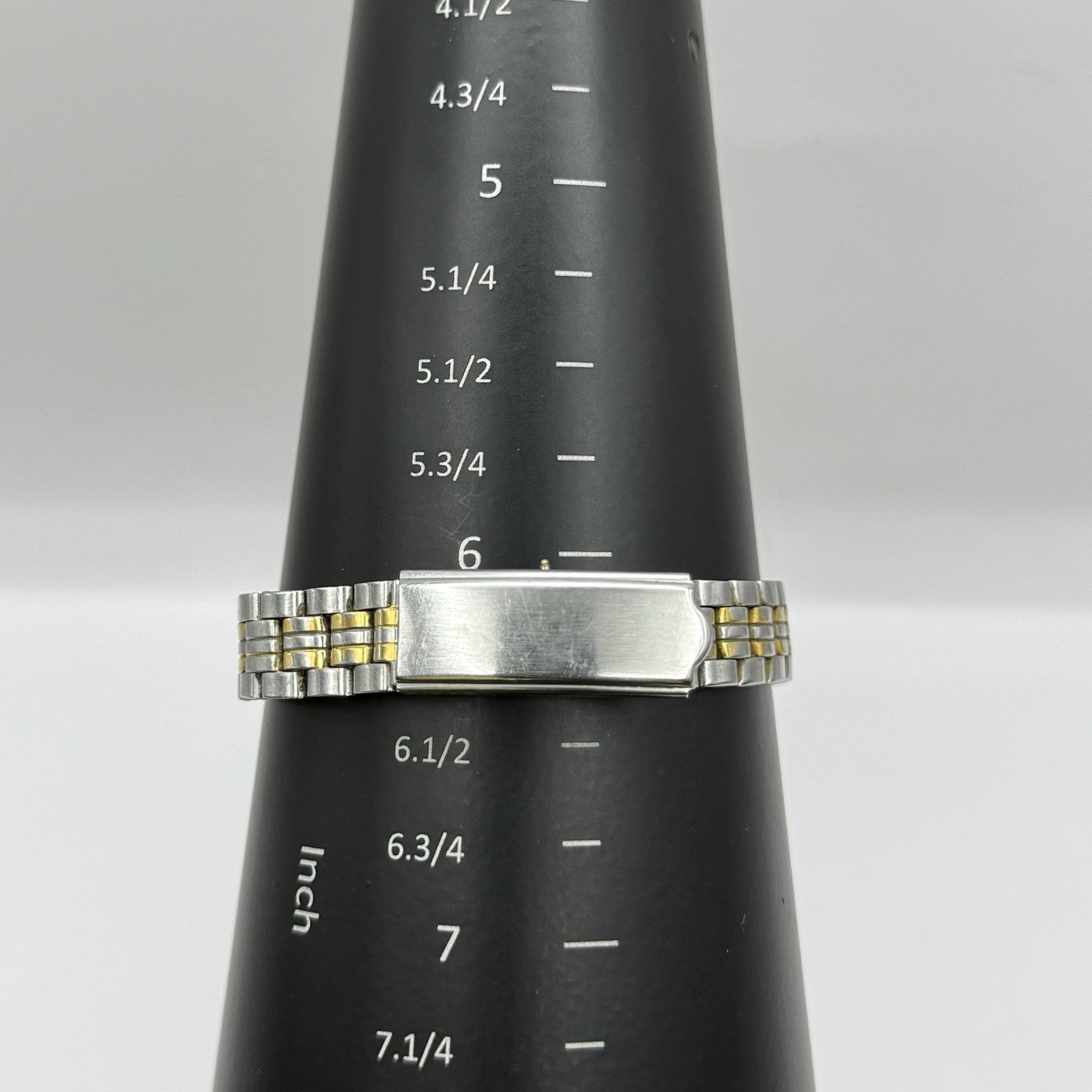 26mm Working Ladies Lorus V782-X113 Two Tone Date Dial Quartz Watch 6 Inches