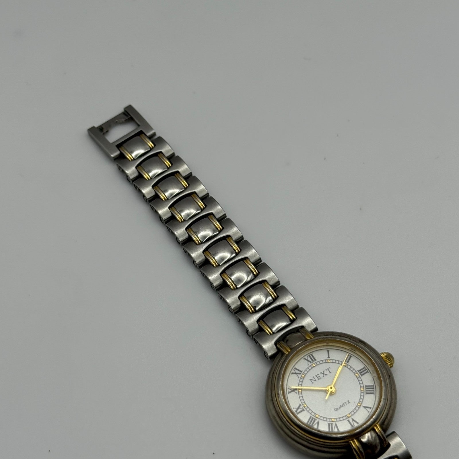 27mm Working Ladies Next Two Tone Roman Numerals Quartz Watch 5.75 Inches