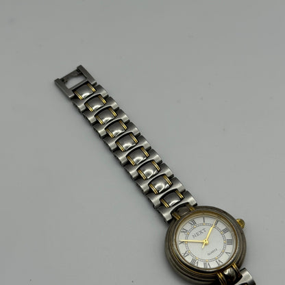 27mm Working Ladies Next Two Tone Roman Numerals Quartz Watch 5.75 Inches