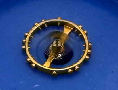 Omega 11.5R Balance Wheel Complete And Spring  Renata Watch Movement Parts NOS 