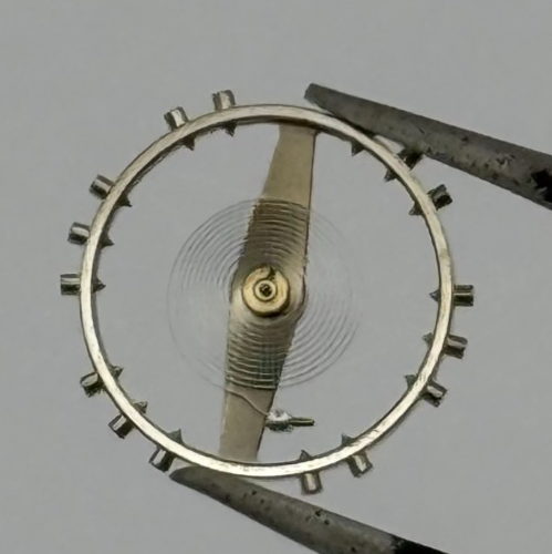 ETA 2450 2452 2472 Balance Wheel Complete And Spring 1676 M Watch Movement Parts